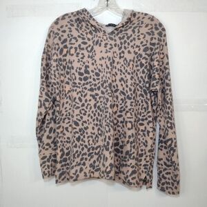 Nally & Millie Cream Long Sleeve Hoodie Size (S)
